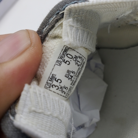 Vans Unisex Classic 721565 Gray Casual Shoes Sneakers Size M 3.5 W 5 - Picture 7 of 11